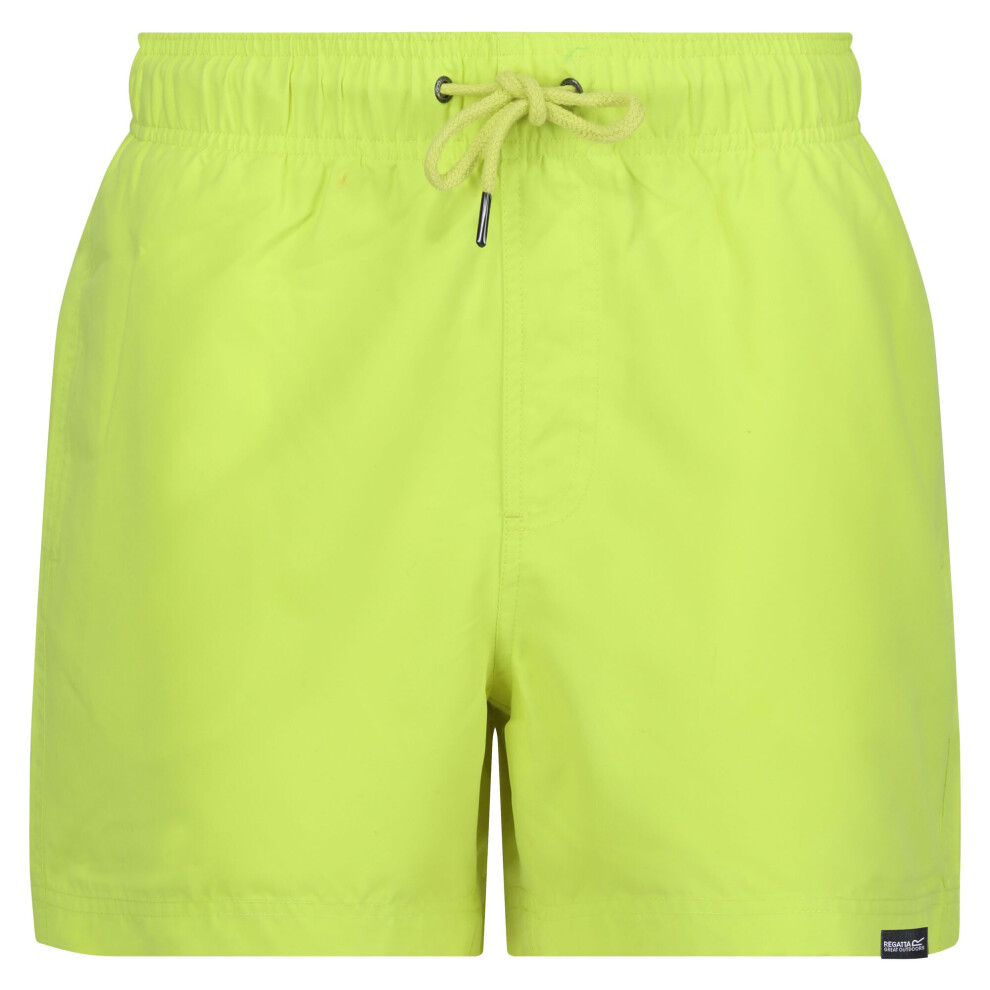 (XXL, Citron Lime) Regatta Mens Mawson II Swim Shorts