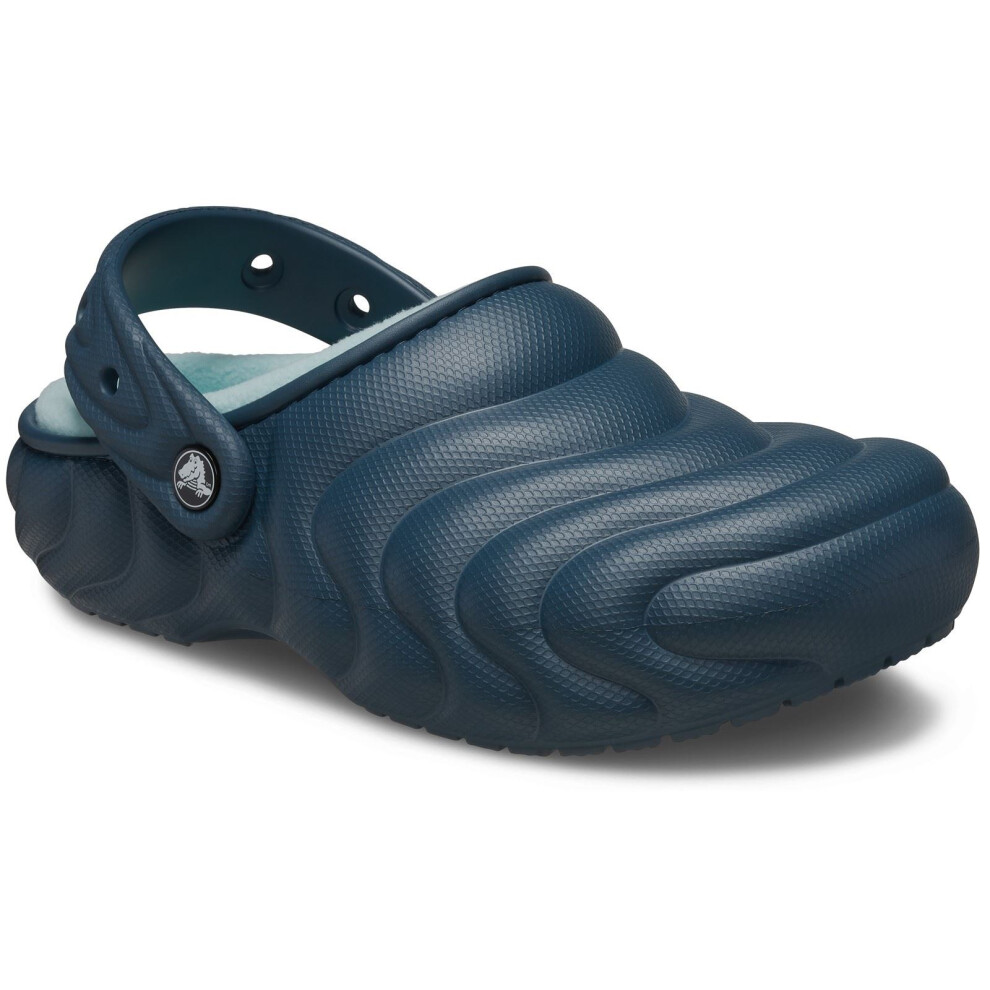 Crocs (Blue, 3 (Adults')) Classic Lined Overpuff Thermoplastic Women's Nightfall Clogs