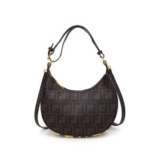 (Coffee color) High-end armpit bag, versatile shoulder bag