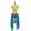 (S) Britney Spears Slave Costume Blue  Dance Dress 3