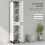 Homcom HOMCOM Bathroom Cabinet with Adjustable Shelves, Double Doors and Drawer 4