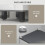 Homcom HOMCOM Bathroom Cabinet with Adjustable Shelves, Double Doors and Drawer 5