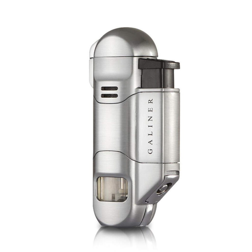 Yeuligo Grey (Grey) Cigar Lighter High-End Portable Direct Windproof Inflatable With Perforated Cigar Igniter Personality Lighter Wholesale