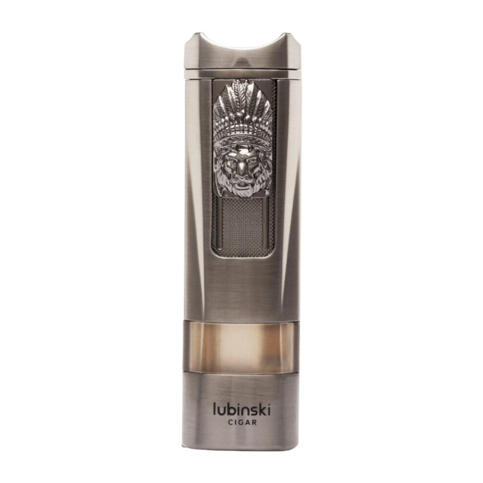 Yeuligo (Gun Ash) Cigar Lighter Metal Single Fire Direct Windproof Lighter Creative Inflatable Igniter With Drill Lighter