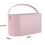 Living And Home (Pink) Portable Vanity Travel Makeup Box with LED Mirror 7