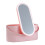 Living And Home (Pink) Portable Vanity Travel Makeup Box with LED Mirror 5
