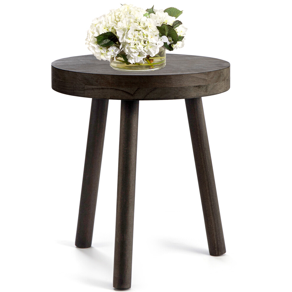 Wooden Stool Wooden Plant Stand Corner Table Bathroom Stool
