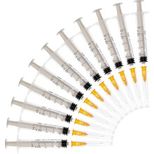 100pack-2.5ml Syringes With 23g 1inch Needles, Disposable Sterile Syringe With Plastic Syringe