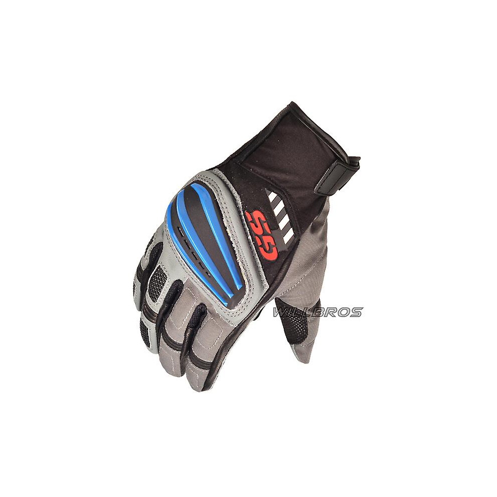 (Blue Grey, xxL) Motorcycle Gloves Bmw Gs Rallye-image-OPC-PFVQVDZ-NEW