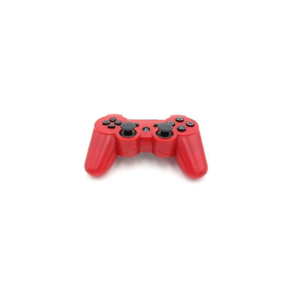 (Red) For Ps3 Wireless Dualshock 3 Controller Joystick Gamepad For Playstation 3 Red 8795862842005