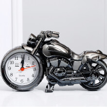 3D Motorcycle Model Quartz Alarm Clock Home Table Decor