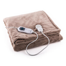 Klarstein electric blanket 200x180cm - snuggly blanket with 120 W - electric blanket automatic switch-off - 3 power levels - timer - machine washable
