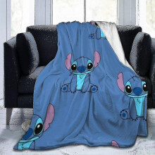 (120X150CM) Lilo Stitch Blanket Oversized Warm Adult Super Soft Blanket With Soft Anti-pilling Flannel For Adults Kids 3d Print -n446