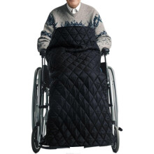 (Black) Wheelchair Blanket, Winter Windproof Wheelchair Blanket, Leg Protection Blanket for Adults, Thickened Plush Knee Blanket, Leg Blanket, Adult Blanket f