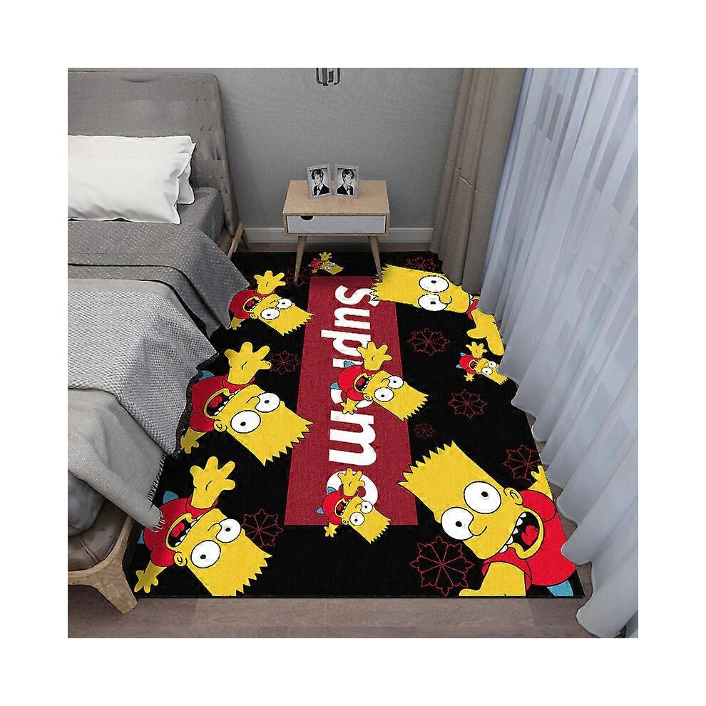 (100cm x120cm, 4) Sesame Street Cute Carpet Decoration Living Room Bedroom Floor Mat Kitchen Mat Bedroom Mat Decoration Birthday Gift Anime Carpet-image-OPC-PFVQZJR-NEW