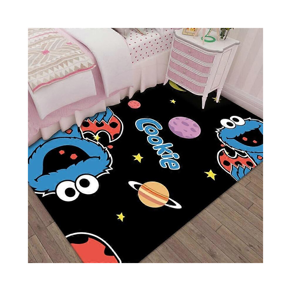(140cm x 200cm, 6) Sesame Street Cute Carpet Decoration Living Room Bedroom Floor Mat Kitchen Mat Bedroom Mat Decoration Birthday Gift Anime Carpet-image-OPC-PFVQZK8-NEW