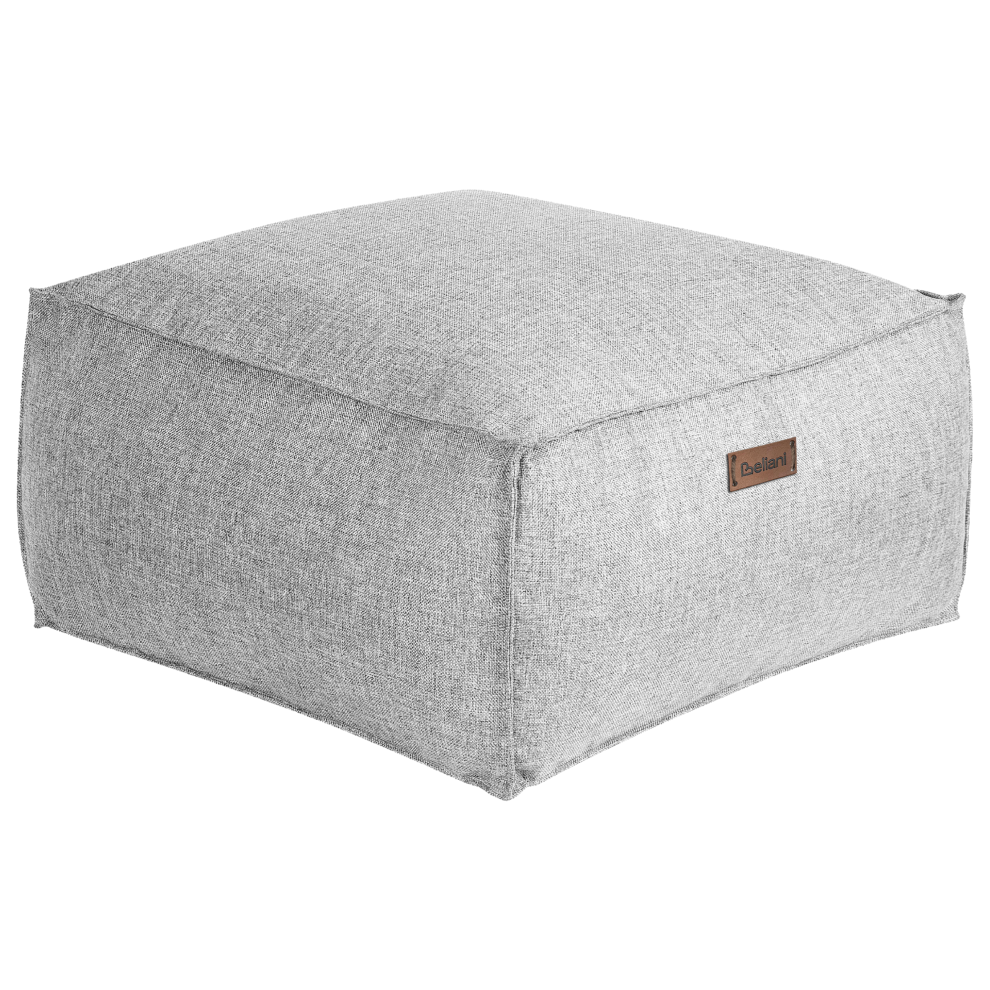 Pouffe MUKKI Grey 50 cm 50 cm 30 cm