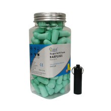 (blue) Super Soft Foam Earplugs Pu Noise Cancelling Earplugs For All People 120pcs(blue)