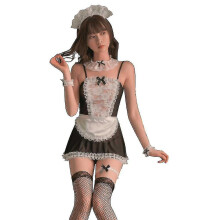 Sexy Maid Lingerie Nightdress Lace Sling Pajamas Fl7911