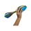 Nerf Nerf Vortex Ultra Grip Football Designed For Easy Catching - Blue 5