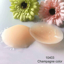 (8cm, Champagne) Sexy Women Adhesive Silicone Bra Opaque Waterproof Pasties Silicon Nipple Coverpopular