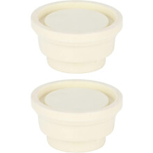 2pcs Swimming Pool Ladder Rubber Plug, Ladder Safety Bumper Ladder Rubber Stopper Escalator Rubber Stopper Swimming Pool Accessorywhite