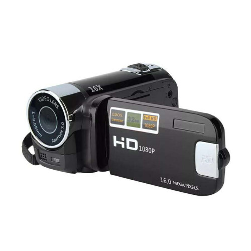 (Black) HD digital camera, 16 megapixel 1080P camera