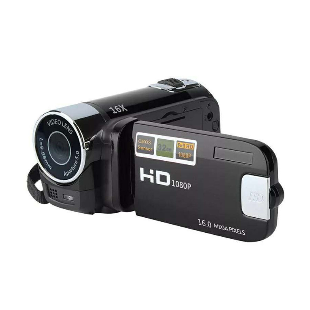 (Black) Hd Digital Camera, 16 Megapixel 1080P Camera Black 6900863316512