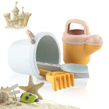 1 Set Beach Bucket Suit Hold Sand Digging Tools Outdoor Beach Toys