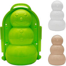 Snowman Snow Mold And Sand Mold, Outdoor Activities Lovely 3d Snowman Shape Snow And Sand Playing Mold Tool Fun Snowball Maker Toy for Kids Adults Out