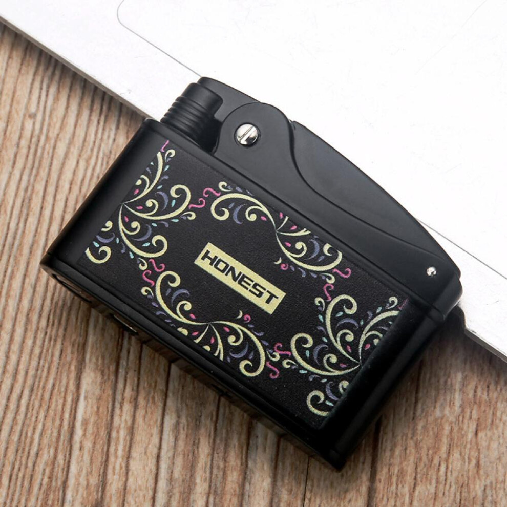 Yeuligo (Mandarin Tail) Kerosene Lighter Old-Fashioned Vintage Grinding Wheel Domestic Personalized Creative Small Open Flame Men's Smoking Set Gift