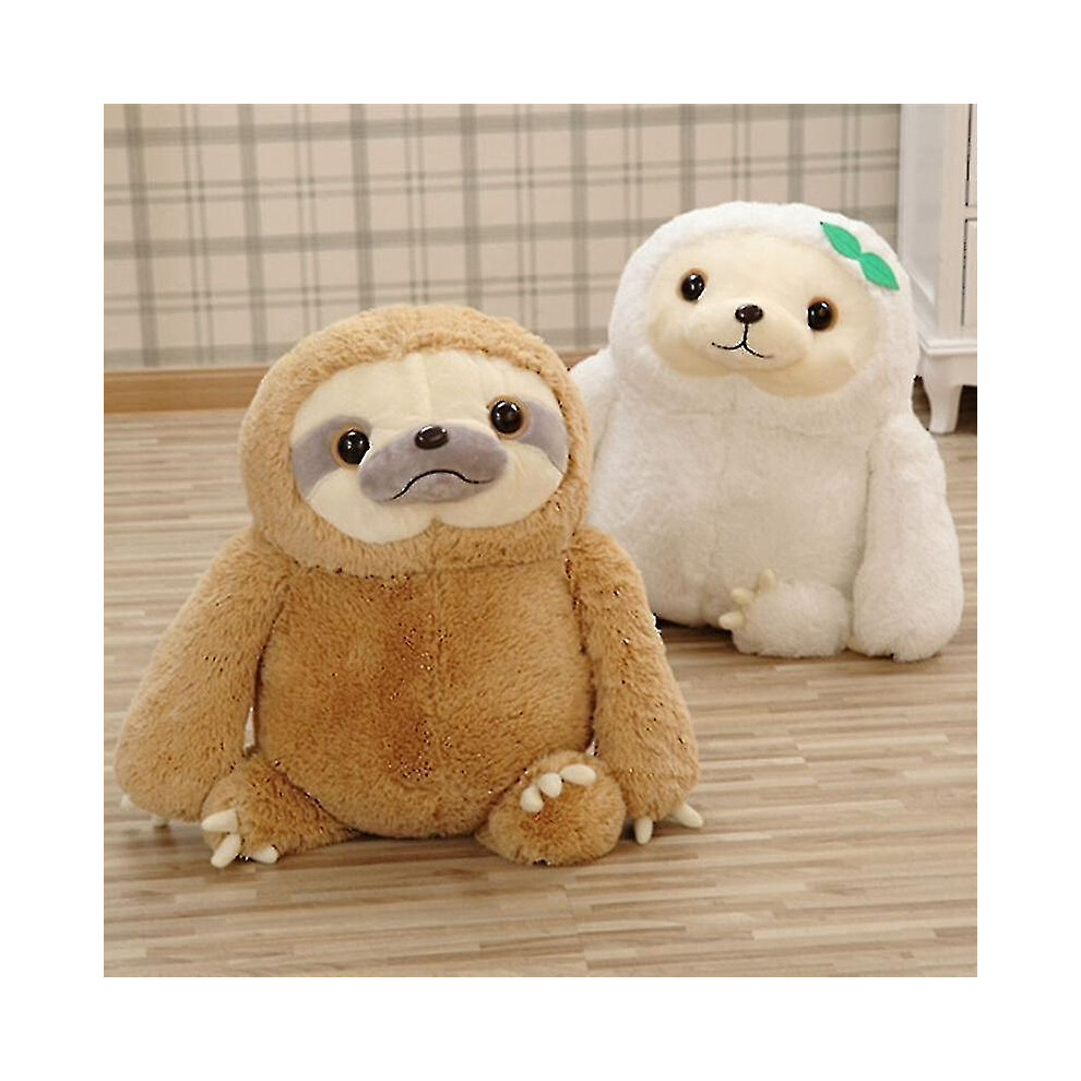 (70cm, Brown) Cute Sloth Plush Toys Pillow Stuffed Animal Soft Dolls Birthday Kids Xmas Gift-image-OPC-PFVR8NS-NEW