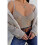 (S, grey) Backless Women's Lace Bodysuit 1