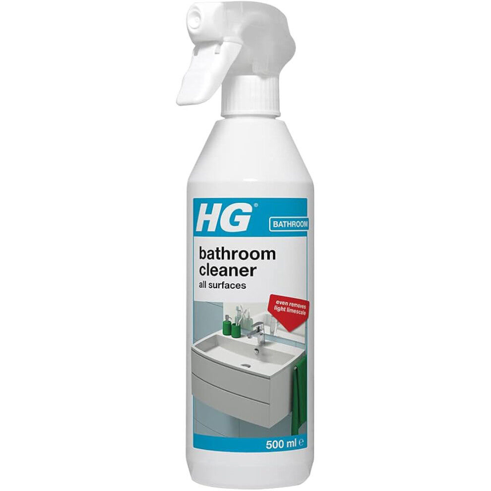 HG Bathroom Cleaner All Surfaces, 500ml Spray (147050106)