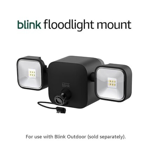 Blink Home Security Floodlight Mount Accessory for Blink Outdoor Camera | Black
