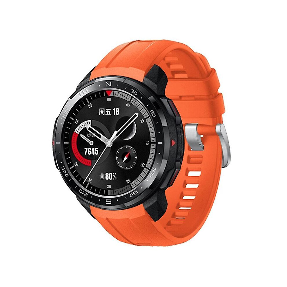 (Orange) For Huawei Honor Gs Pro Watch Adjustable Silicone Band Strap Wristband Bracelet Orange 8795862871333