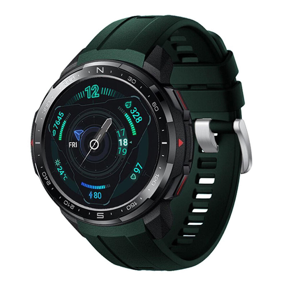 (Green) For Huawei Honor Gs Pro Watch Adjustable Silicone Band Strap Wristband Bracelet Green 8795862871364