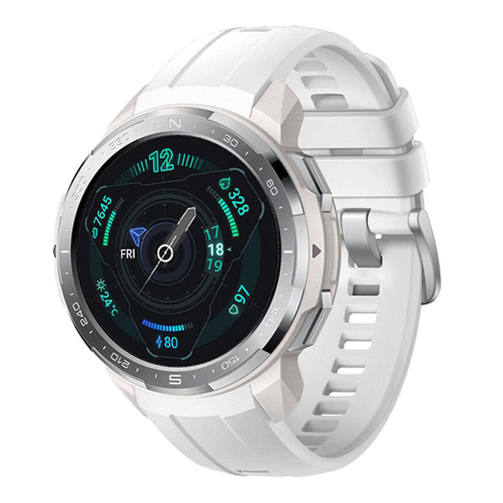 (White) For Huawei Honor Gs Pro Watch Adjustable Silicone Band Strap Wristband Bracelet White 8795862871388