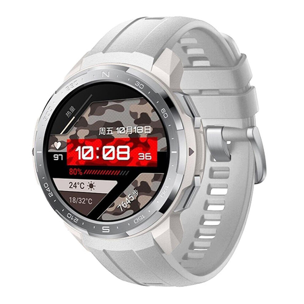 (Gray) For Huawei Honor Gs Pro Watch Adjustable Silicone Band Strap Wristband Bracelet Grey 8795862871395
