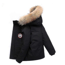 (S, Black) 2022 New Men's Down Jacket Clothing Thickened Tooling Couple's Coat Winter Outdoor Large Down Men And Women