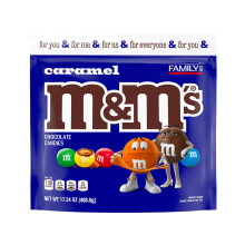 M&M Caramel Family Size 489g