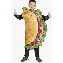 Kids Food Costume Taco Costume Hallowen Lightweight Costume for Children 6-10years, One Size