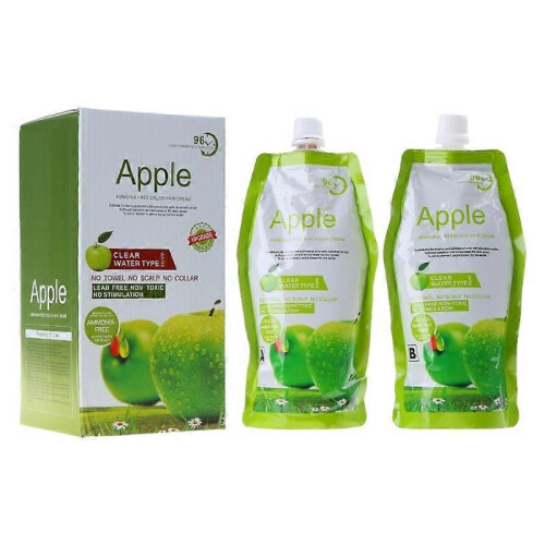 Natural Hair Coloring Cream Black Hair Dye Apple Hair Colorants for Women Men