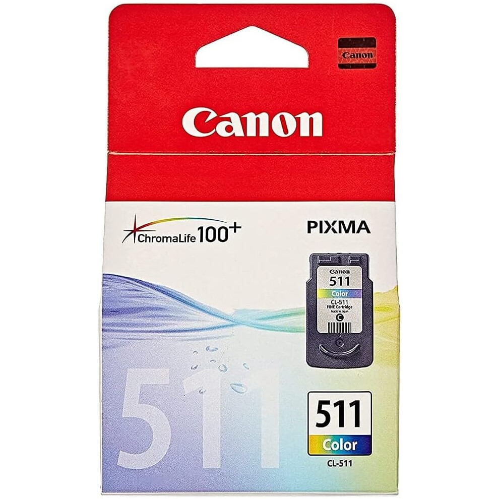 Canon Original Chromalife 100+ Colour Ink Tank Cl-511