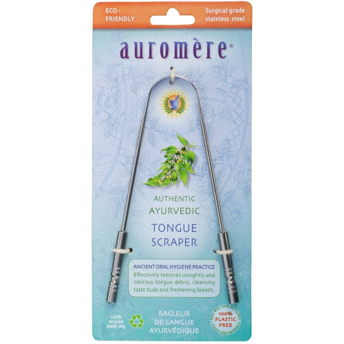 Auromere, Authentic Ayurvedic, Tongue Scraper, 1 Scraper 1