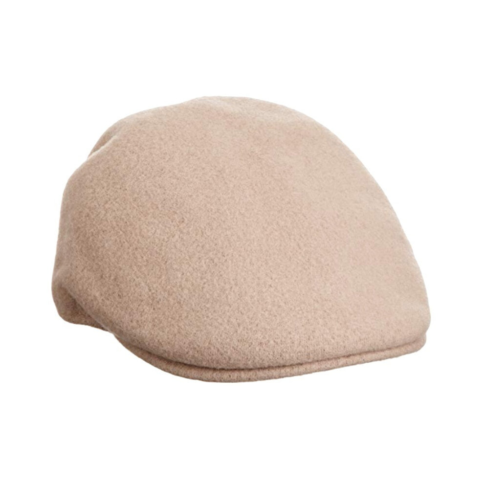 KANGOL Seamless Wool 507 Cap K0875FA Warm Winter Ivy Hat - Sand - XL