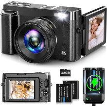 Digital Camera,Oiadek 4K 48MP Autofocus Vlogging Camera