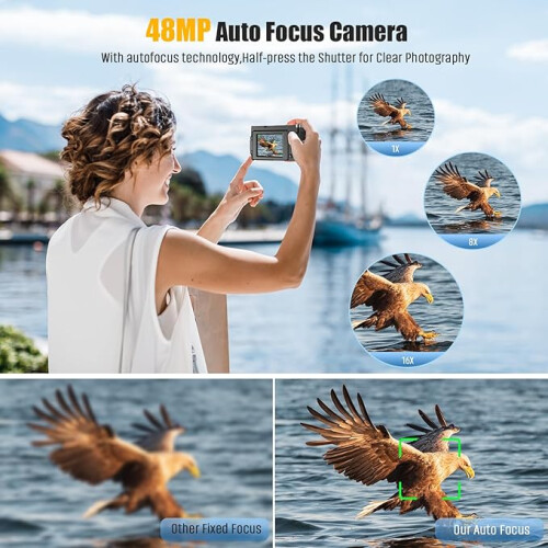 Digital Camera,Oiadek 4K 48MP Autofocus Vlogging Camera 2