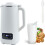 (White) Soymilk Maker, 20oz Automatic Nut Milk Maker with 10 Blades, Smart Hot and Cold with Delay Start/Keep Warm/Self Cleaning/Filter Function (White) 9