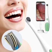 Visual Dental Endoscope HD 1080P 6 LED Light 3 In 1 Interface Teeth Camera Oral Mirror